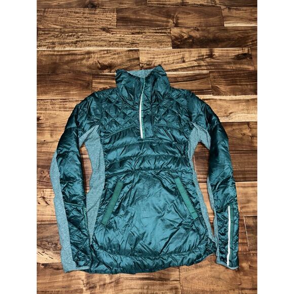LULULEMON Women’s Activewear Goose Down Half Zip Jacket Sz 6 - Picture 1 of 8